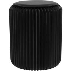 Le tabouret mesure alimenté par paperflow noir 300 (l) x 300 (p) x 420 (h) mm