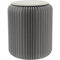 Le tabouret mesure alimenté par paperflow gris 300 (l) x 300 (p) x 420 (h) mm