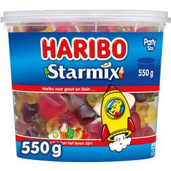 Haribo starmix - mélange de bonbons saveurs de fruits - 550g