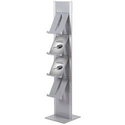 Présentoir à brochures brt4s, 12500 g, argent