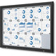 Tableau d'affichage verrouillable showdown sct18xa4phc9005 aluminium noir