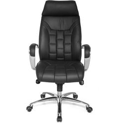 Chaise de bureau amstyle contact permanent accoudoir réglable en hauteur noir 120 kg