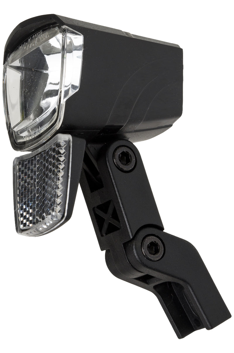 Étincelle de phare Cordo à LED allumée et éteinte sur dynamo