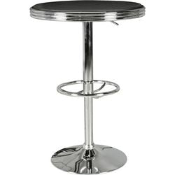 Table de salon aluminium, bois artificiel 4 places fixe