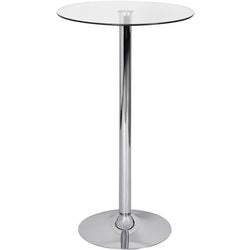Table amstyle aluminium, verre sécurité 4 places fixe