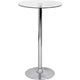 Table amstyle aluminium, verre sécurité 4 places fixe