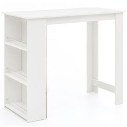 Table Wohnling en aluminium, MFC (panneau de particules mélaminé), 4 places fixe