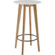 Table Ty Wohnling chêne, fer, MDF (panneau de fibres de densité moyenne) 4 places fixe