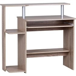 Table d'ordinateur Wohnling rectangulaire chêne Sonoma 940 x 485 x 905 mm aggloméré