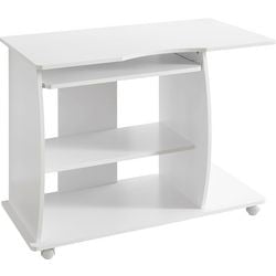 Table d'ordinateur Wohnling rectangulaire blanc 900 x 500 x 710 mm aggloméré