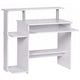 Table d'ordinateur Wohnling rectangulaire blanc 940 x 485 x 905 mm aggloméré