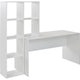 Bureau Wohnling rectangulaire blanc 1.700 x 590 x 1.435 mm mfc
