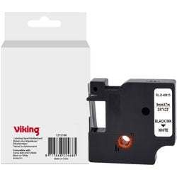 Ruban d'étiquetage viking s0720680 dymo noir sur blanc