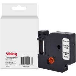 Ruban d'étiquetage viking s0720530 dymo noir sur blanc