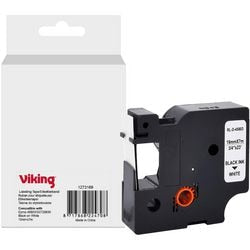 Ruban d'étiquetage viking s0720830 dymo noir sur blanc