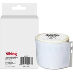 Rouleau d'étiquettes viking s0722440 dymo noir sur blanc