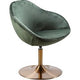 Chaise longue Wohnling vert 120 kg 700 x 700 x 790 mm
