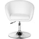 Chaise longue amstyle cuir artificiel blanc 120 kg 620 x 550 x 840 mm