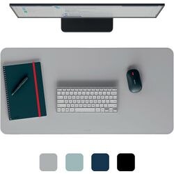 Leitz grand sous-main 80×40 cm – antidérapant – sous-main – imperméable – pour clavier souris – gris