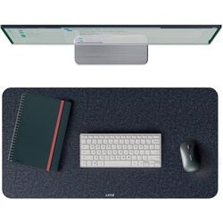 Leitz grand sous-main en feutre 70x36 cm - antidérapant - pour clavier souris - gris foncé
