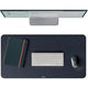 Leitz grand sous-main en feutre 70x36 cm - antidérapant - pour clavier souris - gris foncé