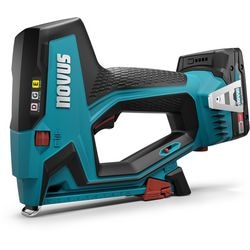 Agrafeuse sans fil Novus J-551 bleue professionnelle
