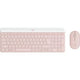 Clavier et souris logitech slim rose 143,9 mm x 373,5 mm x 21,3 mm