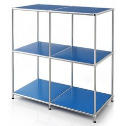 Table d'appoint floordirekt concept bleu épure 400 mm x 780 mm x 820 mm