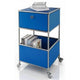 Table d'appoint floordirekt concept bleu épure 400 mm x 400 mm x 690 mm