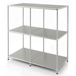 Table d'appoint floordirekt concept gris épure 400 mm x 780 mm x 820 mm