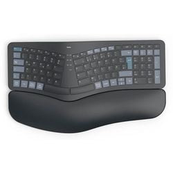 Clavier hama wk-900 ergo noir 415 mm x 235 mm x 37 mm