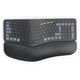 Clavier hama wk-900 ergo noir 415 mm x 235 mm x 37 mm