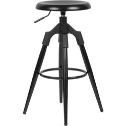 Tabouret de bar zw wl6.046 wohnling 72-80 cm