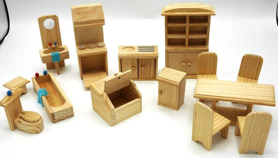 Van der Doelen Dollhouse Furniture of Wood
