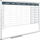 Tableau blanc magnétique plw96od planification hebdomadaire blanc