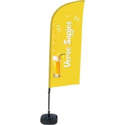 Beach flag showdown bfaw310-wt21-i101 autoportant multicolore