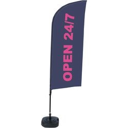 Beach flag showdown bfaw310-wt21-i129 autoportant multicolore