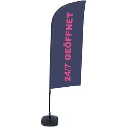Beach flag showdown bfaw310-wt21-i130 autoportant multicolore