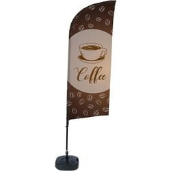Beach flag showdown bfaw310-wt21-i132 autoportant multicolore