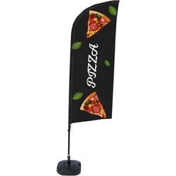 Beach flag showdown bfaw310-wt21-i136 autoportant multicolore
