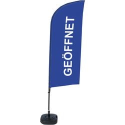 Beach flag showdown bfaw310-wt21-i58 autoportant bleu