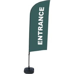 Beach flag showdown bfaw310-wt21-i120 autoportant gris