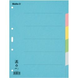 Assortiment de couleurs de carton biella d'onglets vierges