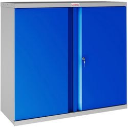 Armoire à portes battantes Phoenix SCL0891GBK bleu 830 mm