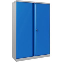 Armoire à portes battantes Phoenix scl1491gbk bleu 1400 mm