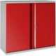 Armoire à portes battantes Phoenix scl0891grk rouge 830 mm