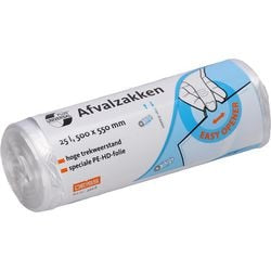 1063322 - sacs poubelles transparents. 25l 50 pièces | 10 pièces