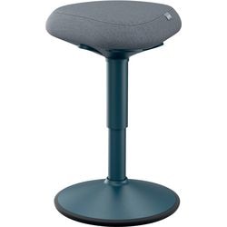 Tabouret actif Leitz ergo avec siège confort - tabouret de bureau - tabouret ergonomique - gris foncé