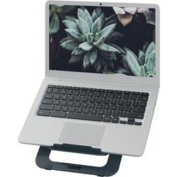 Support pour ordinateur portable Leitz ergo réglable en hauteur 280 x 280 x 6 mm gris 63460089