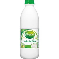 Lait campina zu03012 bouteille à moitié pleine 1 l